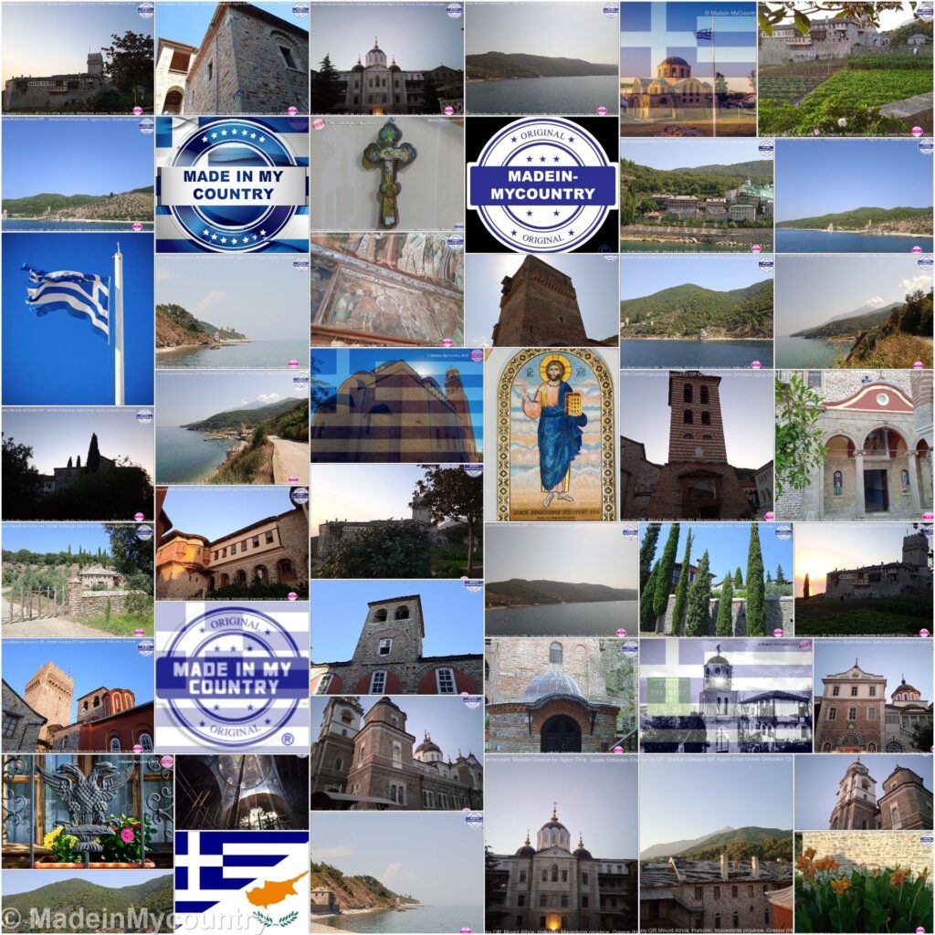 Awe inspiring Agion Oros (Mount Athos) Greek Orthodox Christianity (GR) MadeinMycountry Macedonian province of Greece (Hellas) Άγιον Όρος (Mount Athos) MadeinMycountry is a global platform that celebrates and supports local history, culture, art, and nature conservation efforts. 