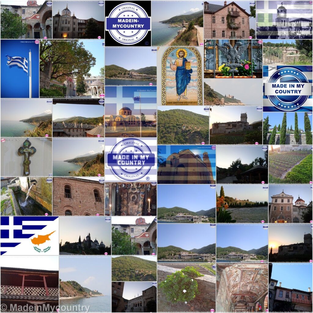Awe inspiring Agion Oros (Mount Athos) Greek Orthodox Christianity (GR) MadeinMycountry Macedonian province of Greece (Hellas) Άγιον Όρος (Mount Athos) MadeinMycountry is a global platform that celebrates and supports local history, culture, art, and nature conservation efforts. 